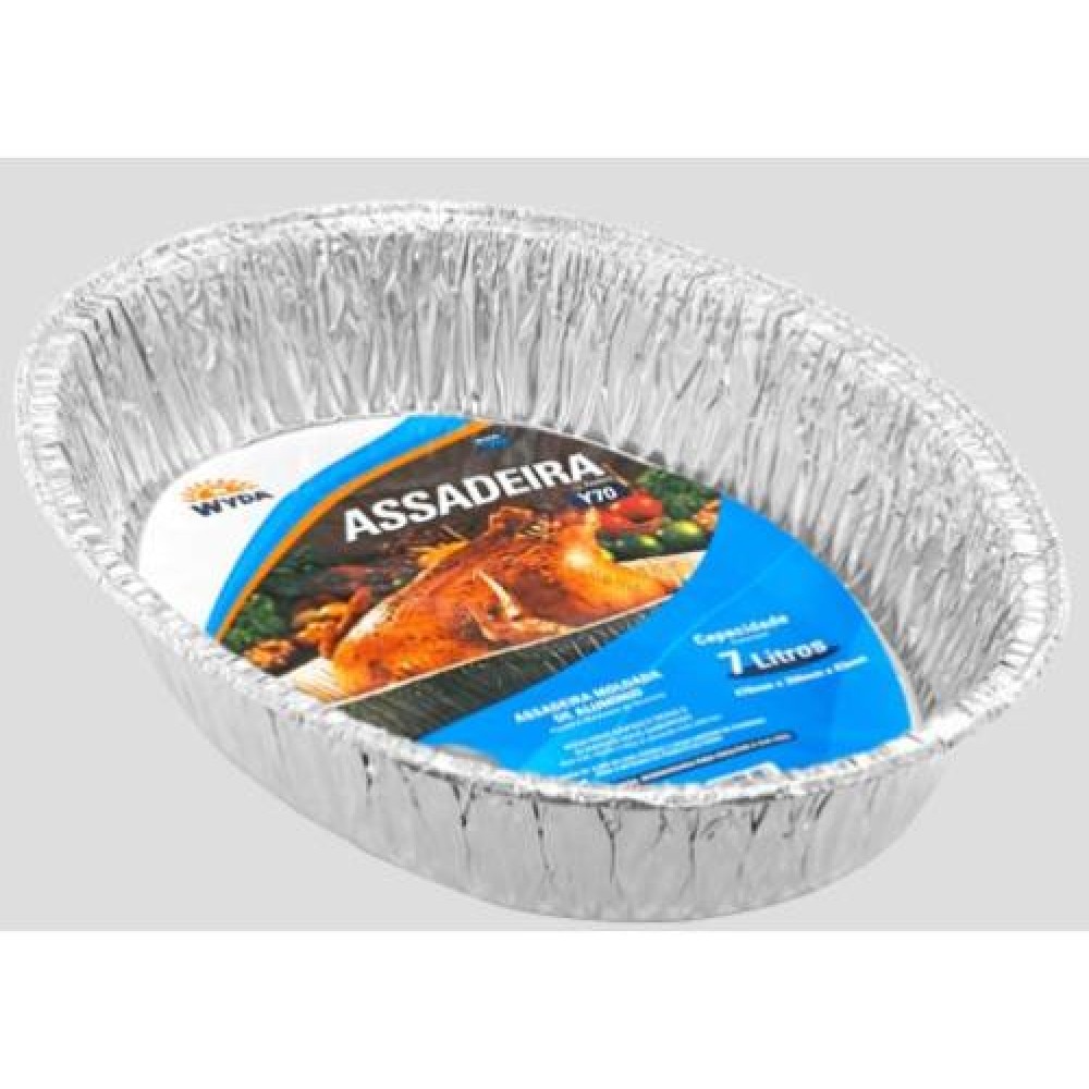 ASSADEIRA DE ALUMINIO OVAL 7L WYDA REFY70