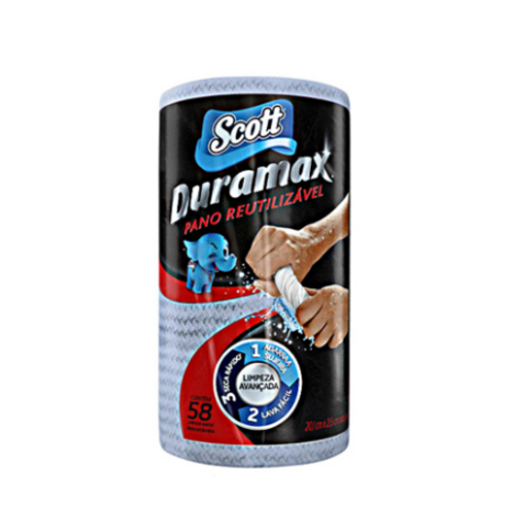 PANO MULTIUSO BOBINA DURAMAX AZUL SCOTT C/58