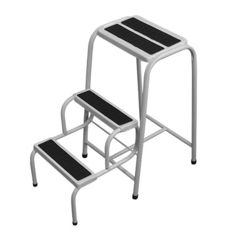 BANQUETA 3 DEGRAUS BRANCA UTILAÇO REF.UDM400