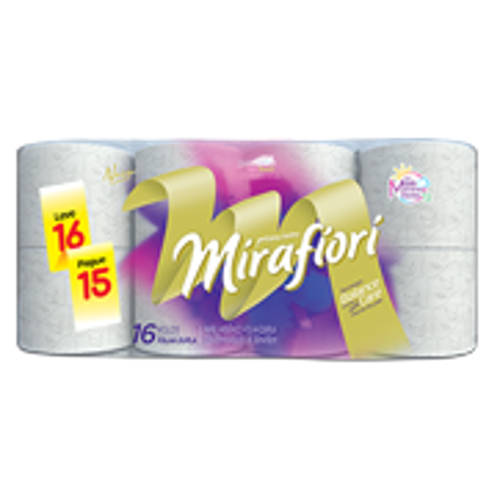 PAPEL HIGIENICO FOLHA DUPLA PREMIUM 30M MIRAFIORI C/16
