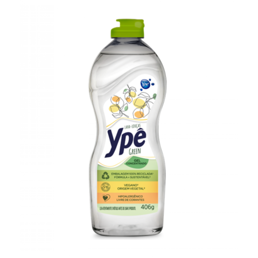 DETERGENTE CONCENTRADO GREEN 406ML YPE