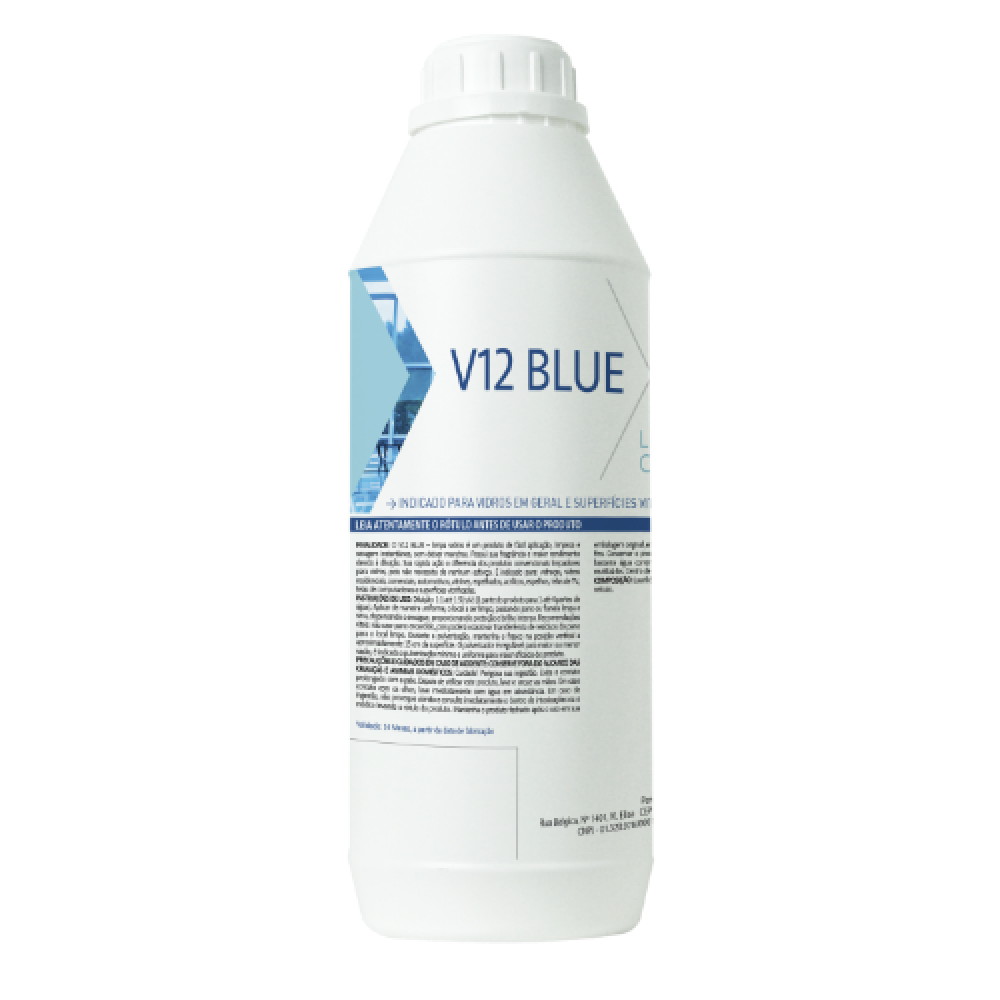 LIMPA VIDROS V12 BLUE 1L PEROL