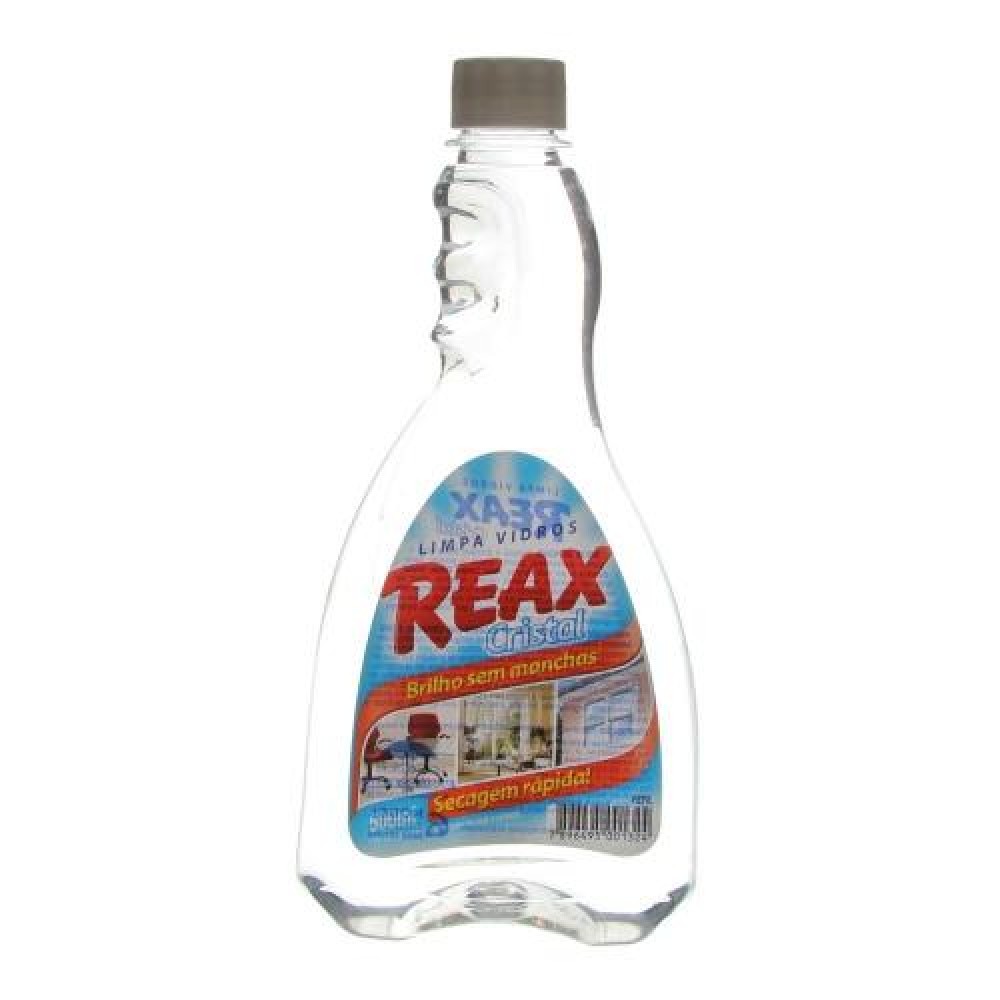 REFIL LIMPA VIDROS CRISTAL 500ML REAX