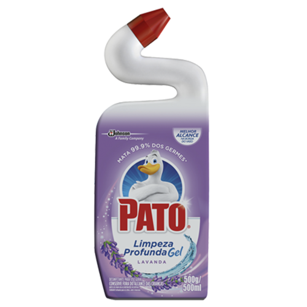 DESINFETANTE LIMPEZA PROFUNDA GEL LAVANDA 500ML PATO