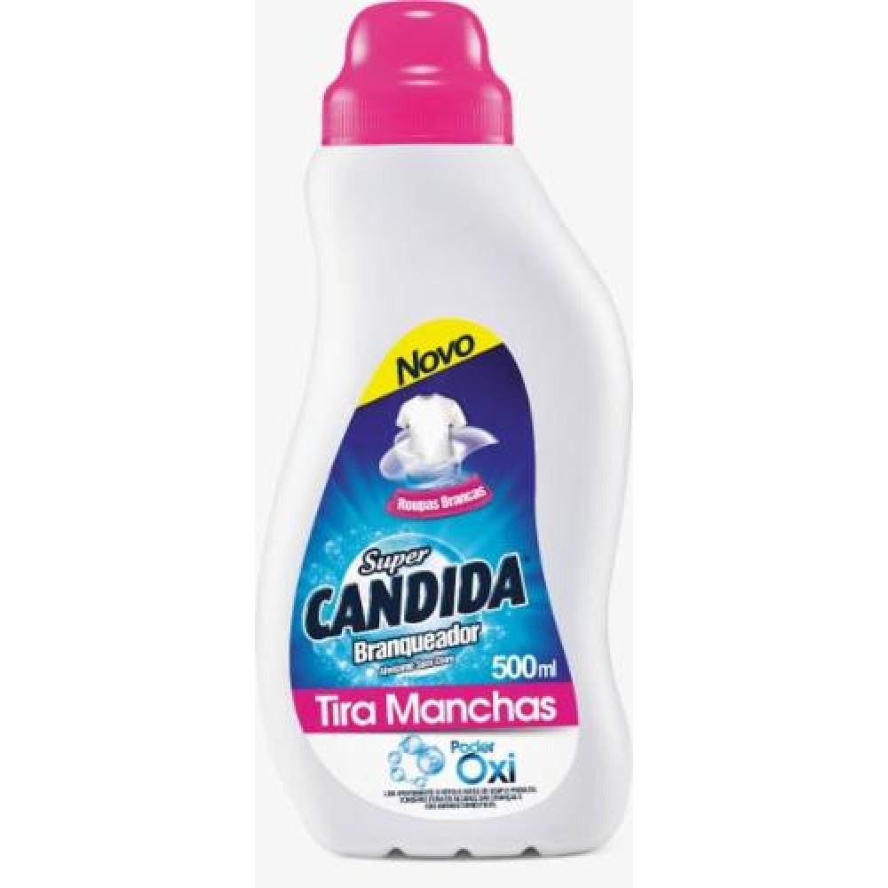 TIRA MANCHAS LIQUIDO ROUPAS BRANCAS 500ML SUPER CANDIDA