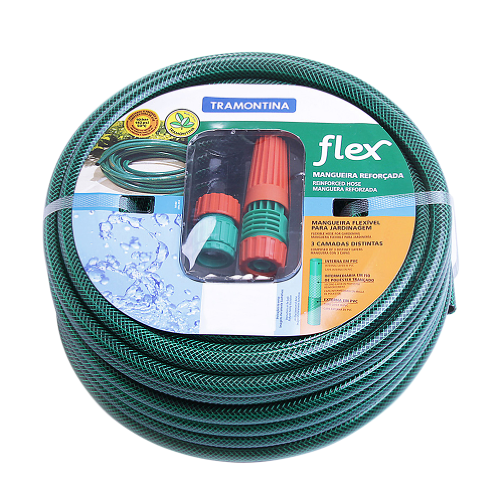 MANGUEIRA JARDIM FLEX CONJUNTO 30M TRAMONTINA