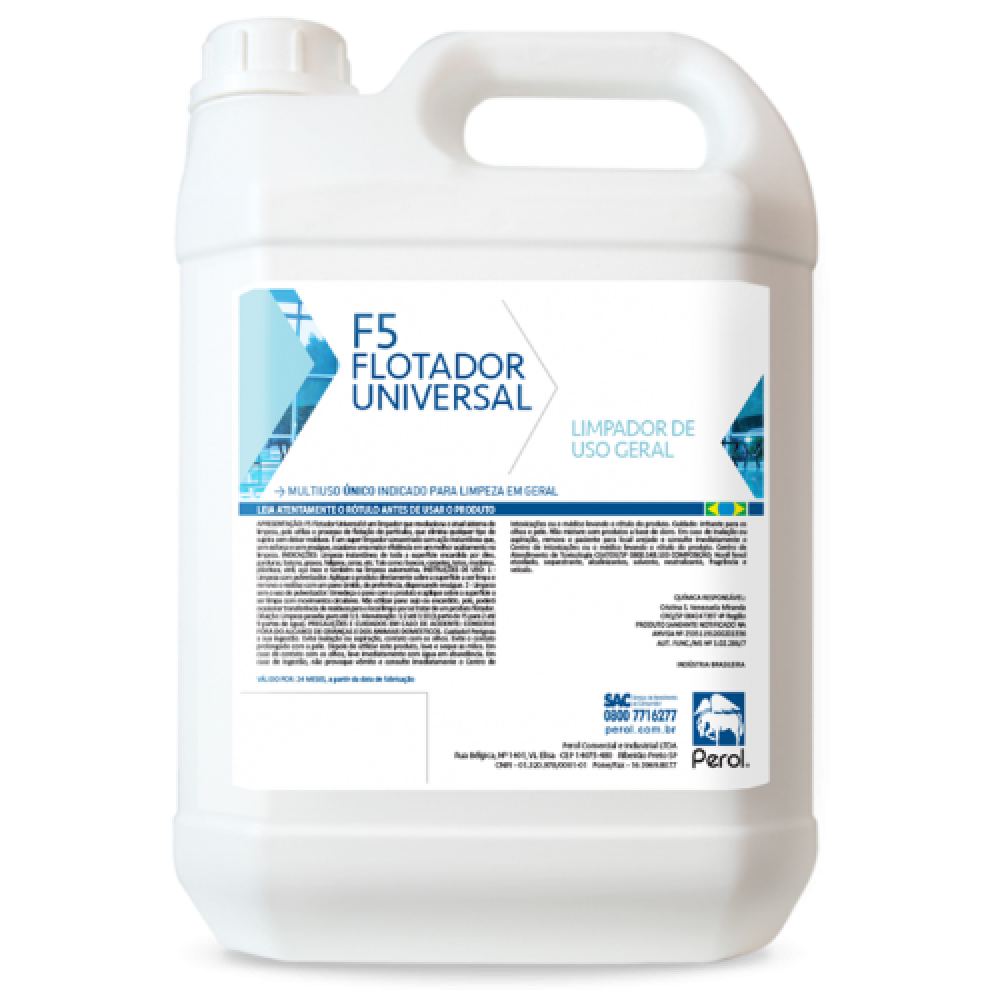 LIMPADOR UNIVERSAL FLOTADOR F5 5L PEROL