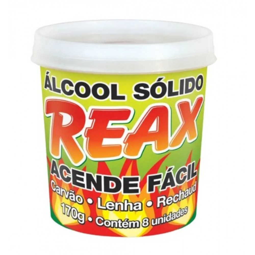 ACENDEDOR CHURRASQUEIRA REAX ALCOOL SOLIDO 170G