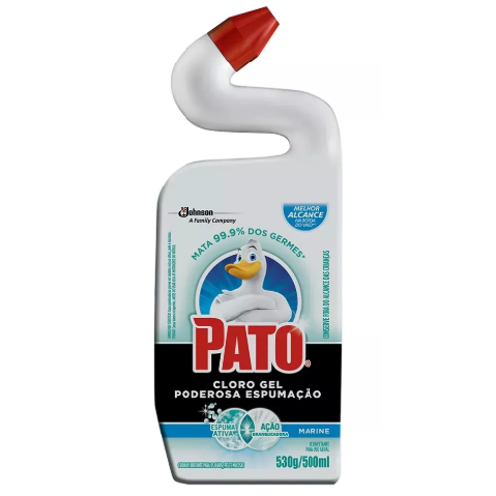 DESINFETANTE CLORO GEL PODEROSA ESPUMAÇAO MARINE 500ML PATO