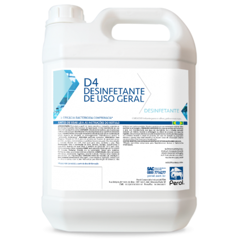 DESINFETANTE USO GERAL D4 FLORAL 5L PEROL