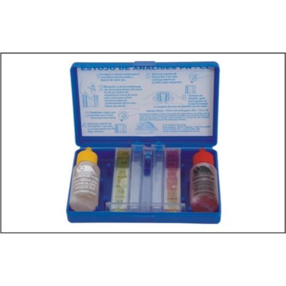 ESTOJO MEDIDOR PH E CLORO AQUALITY