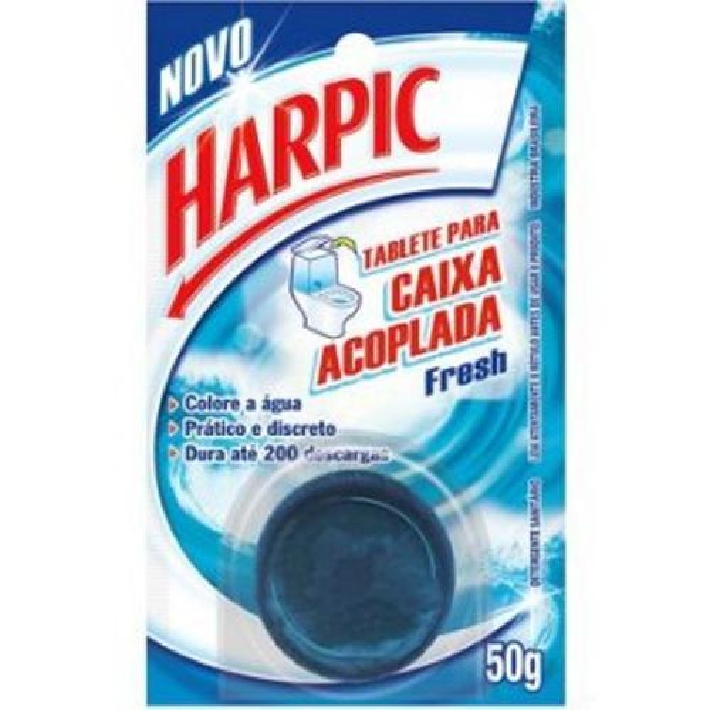 PEDRA SANITARIA P/ CAIXA ACOPLADA FRESH 50G C/2 HARPIC