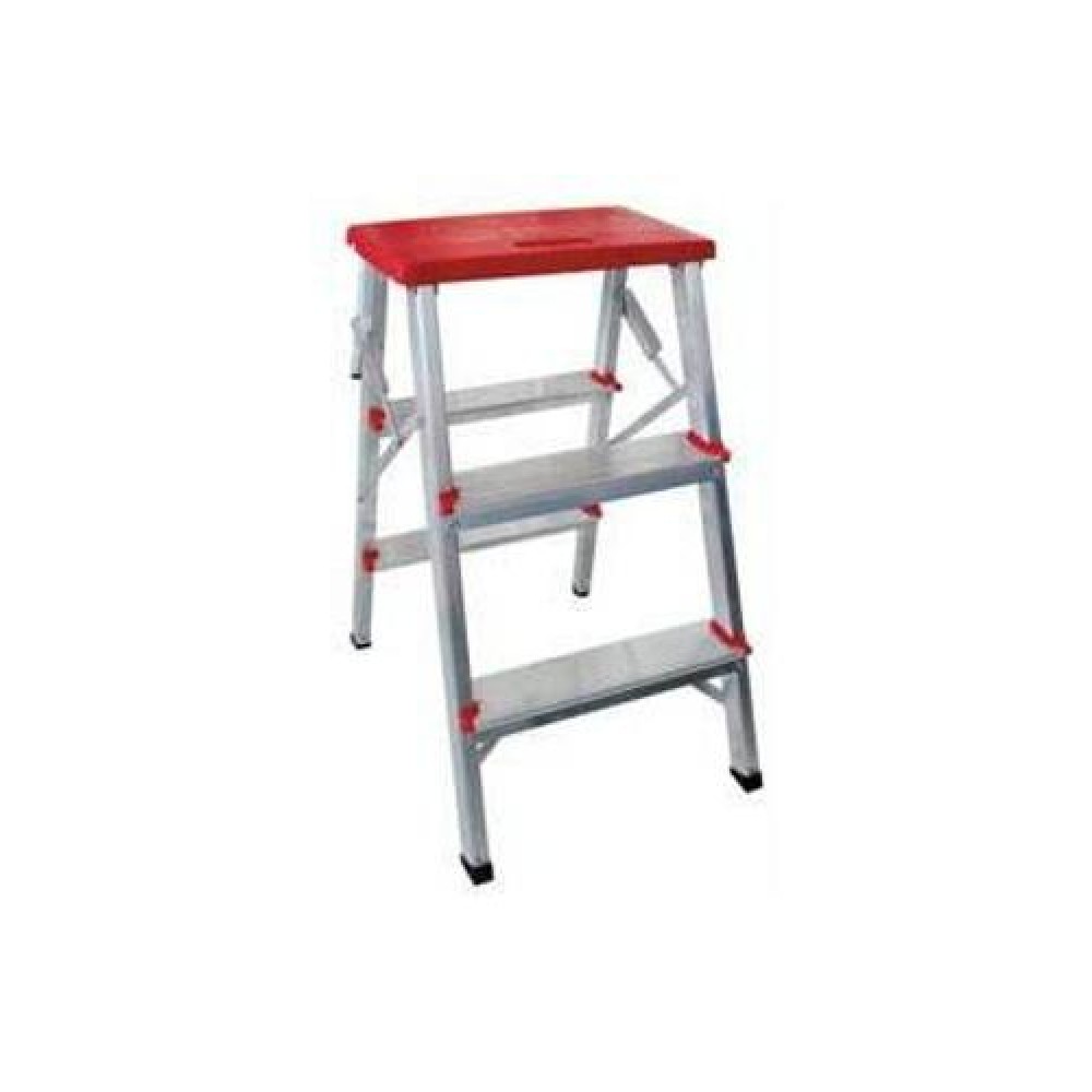 BANQUETA ALUMINIO BILATERAL 3 DEGRAUS ART FACTORY