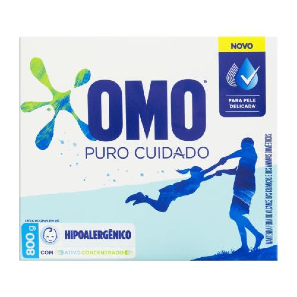 SABAO EM PO PURO CUIDADO 800G OMO
