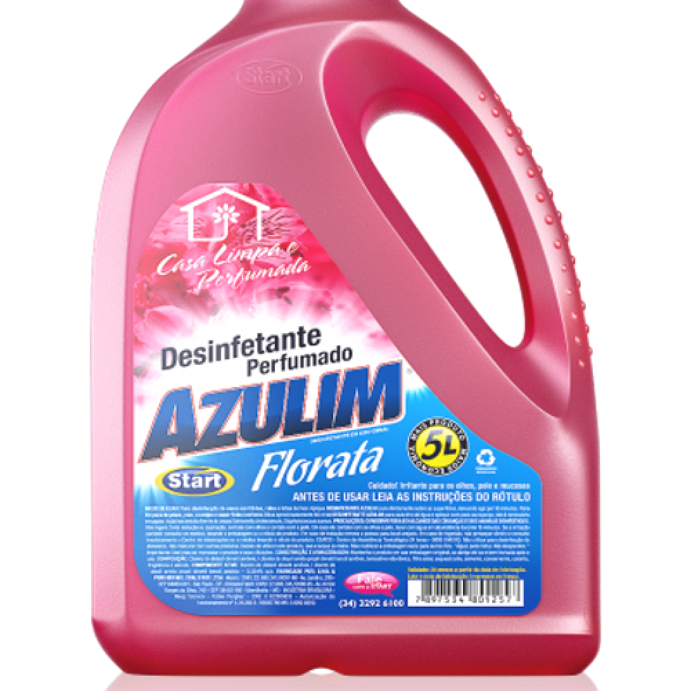 DESINFETANTE FLORATA 5L AZULIM