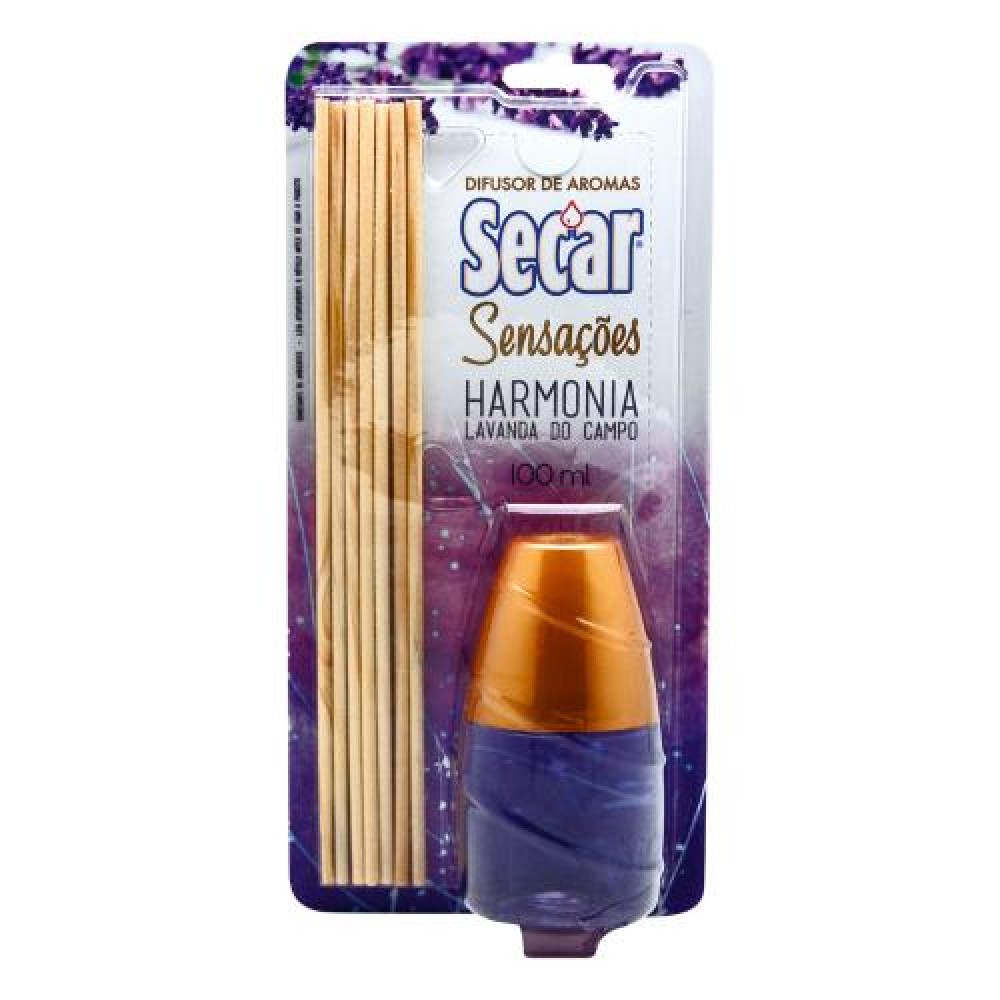 DIFUSOR AMBIENTE LAVANDA DO CAMPO 100ML SECAR