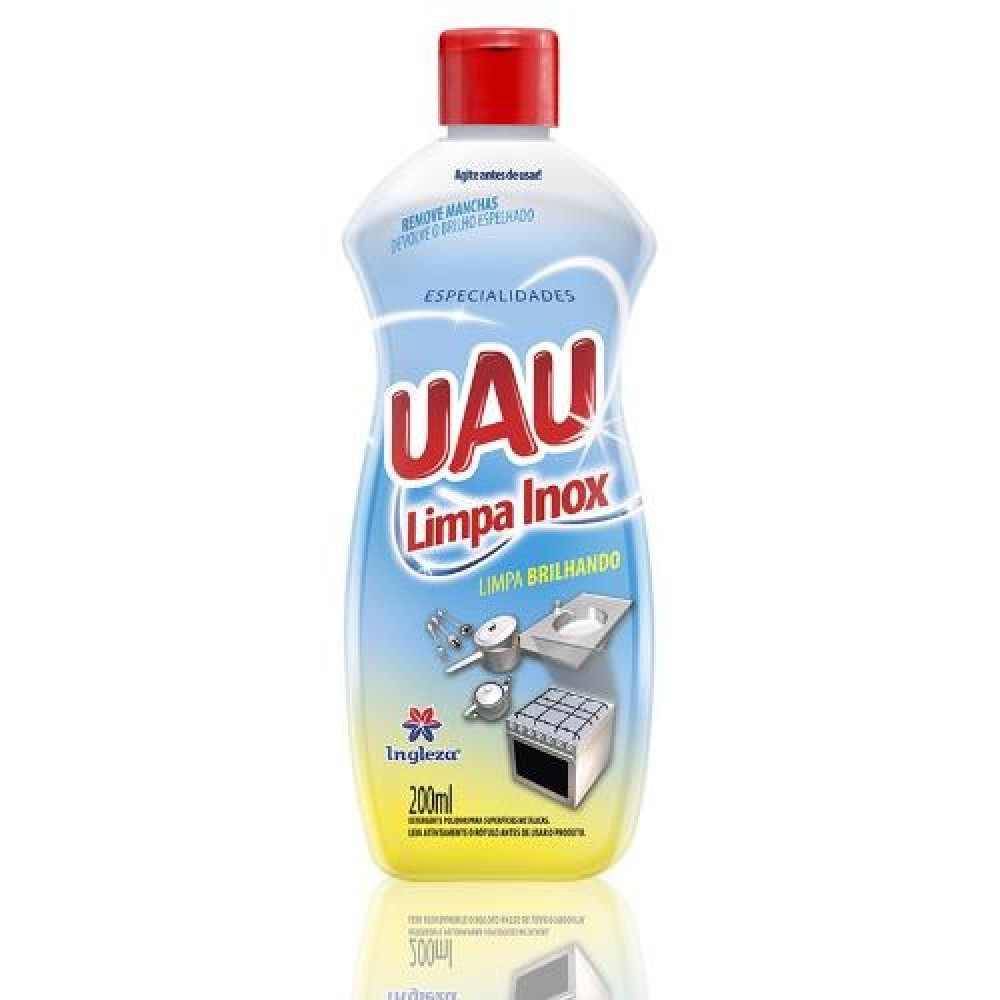 LIMPA INOX UAU 200ML INGLEZA