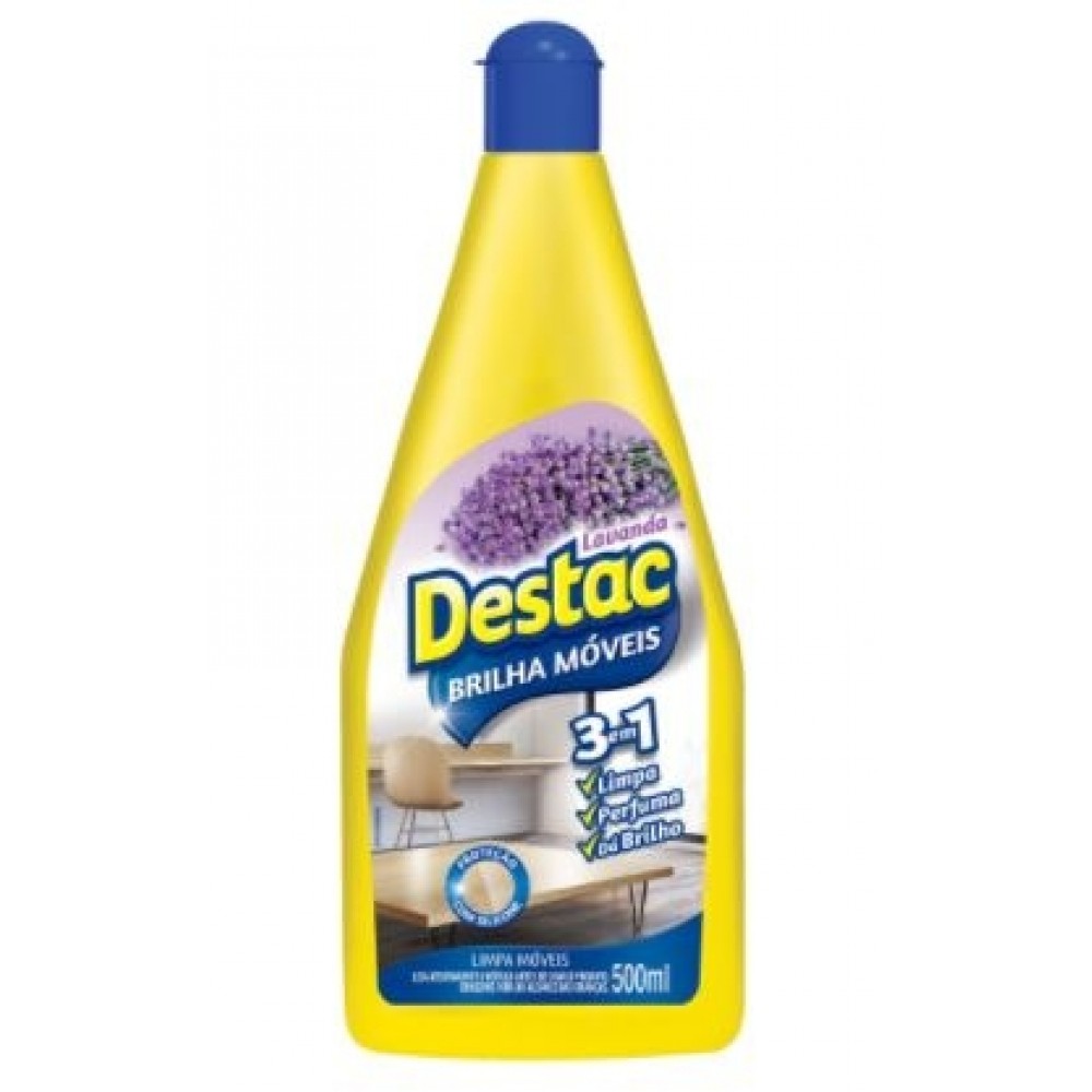 LUSTRA MOVEIS LAVANDA 500ML DESTAC