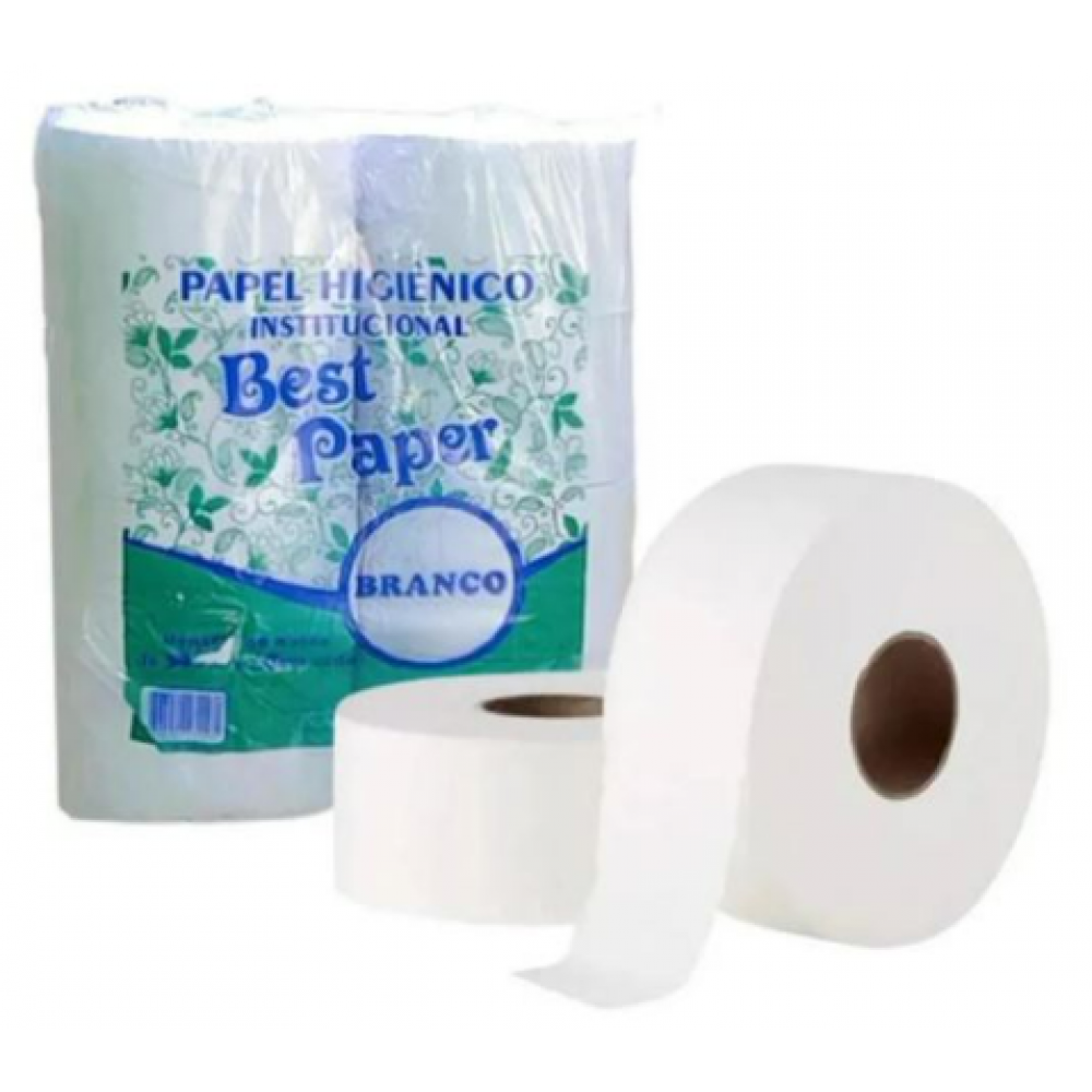 PAPEL HIGIENICO ROLAO LUXO 300M BESTPAPER C/08