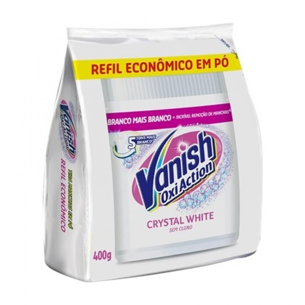 REFIL ALVEJANTE PO OXIACTION CRISTAL WHITE 400G VANISH
