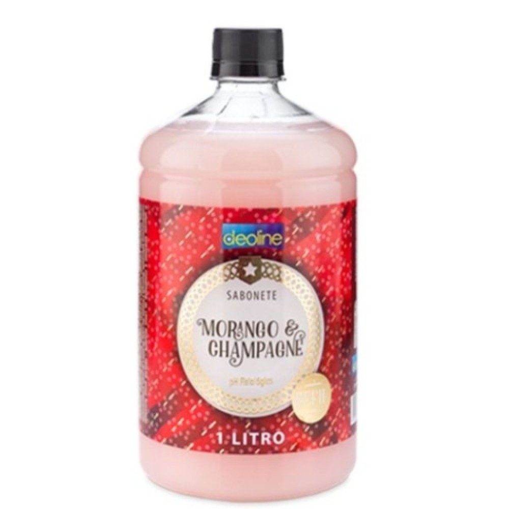 SABONETE LIQUIDO MORANGO E CHAMPAGNE DEOLINE 1L PREMISSE