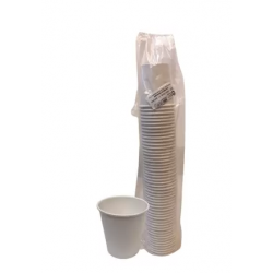 COPO DE PAPEL BRANCO 120ML C/50 BOMPACK