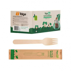 GARFO MADEIRA BIODEGRADAVEL C/50 TALGE ECO