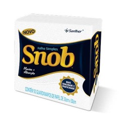 GUARDANAPO FOLHA SIMPLES 33 X 30CM SNOB