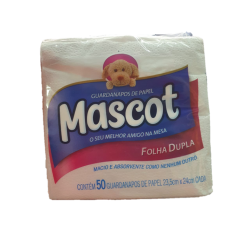GUARDANAPO FOLHA DUPLA 22,5 X 24CM MASCOT