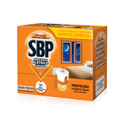 INSETICIDA ELETRICO LIQUIDO APARELHO E REFIL 45 NOITES 35ML SBP