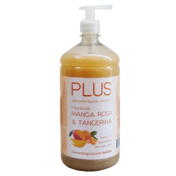 SABONETE LIQUIDO MANGA ROSA E TANGERINA 1L PLUS
