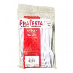 GARFO MASTER BRANCO PRAFESTA C/50
