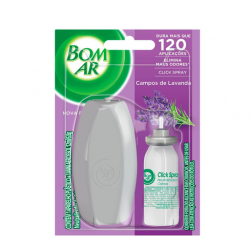 DESODORIZANTE CLICK SPRAY LAVANDA CONJUNTO 12ML BOM AR