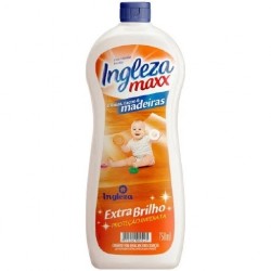 CERA LIQUIDA MAX MADEIRA INCOLOR 750ML INGLEZA