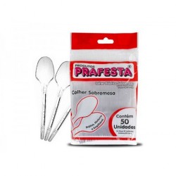 COLHER SOBREMESA CRISTAL PRAFESTA C/50