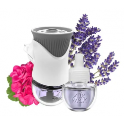 DESODORIZANTE DIFUSOR ELETRICO LAVANDA E GERANIO APARELHO E REFIL 16ML BOM AR