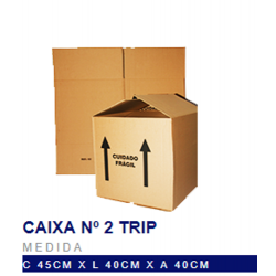 CAIXA DE PAPELAO REFORÇADA N02 - C45XL40XA40