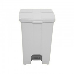 LIXEIRA PLASTICA C/ PEDAL BRANCA 60L JSN