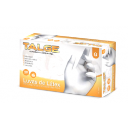 LUVA LATEX PROCEDIMENTO C/ PO GRANDE TALGE C/100