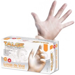 LUVA VINIL S/ PO MEDIA TALGE C/100