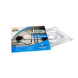 PROTETOR P/ FOGAO 4 BOCAS WYDA C/12 REF.WFOG