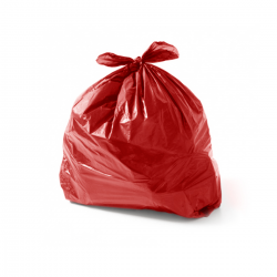 SACO LIXO VERMELHO 100L C/100